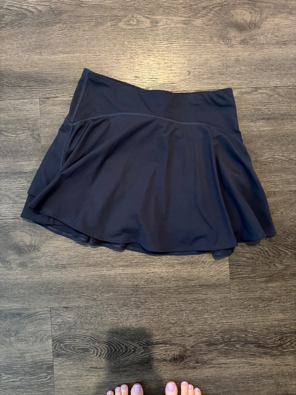 Old Navy Navy Circle Skater Skort